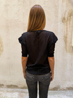 Dolce & Gabbana Sheer Black Blouse