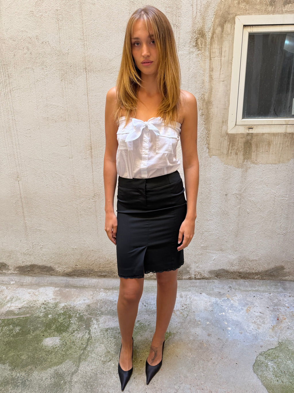Sisley Midi Pencil Skirt