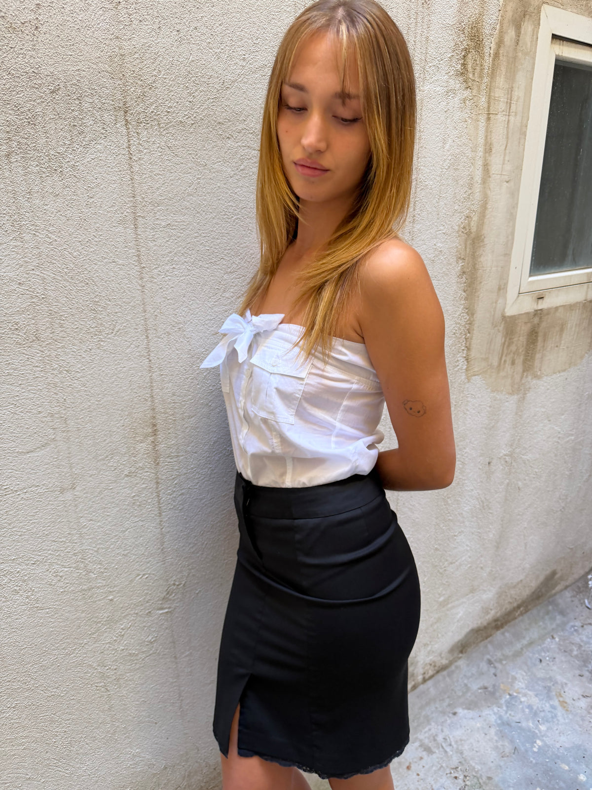 Italian Brand Bandeau Bodysuit