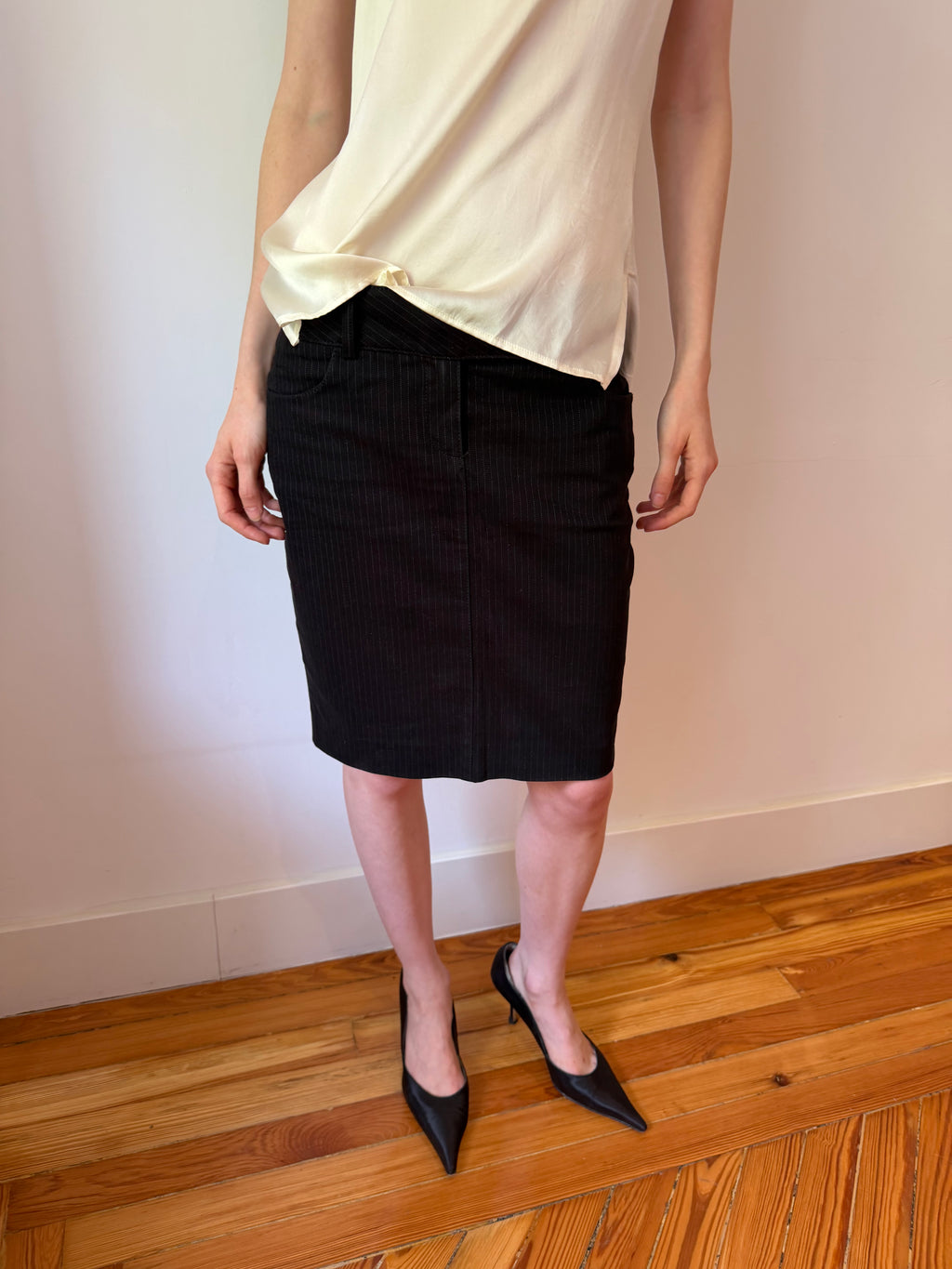 Jeans Paul Gaultier Pinstripe Skirt