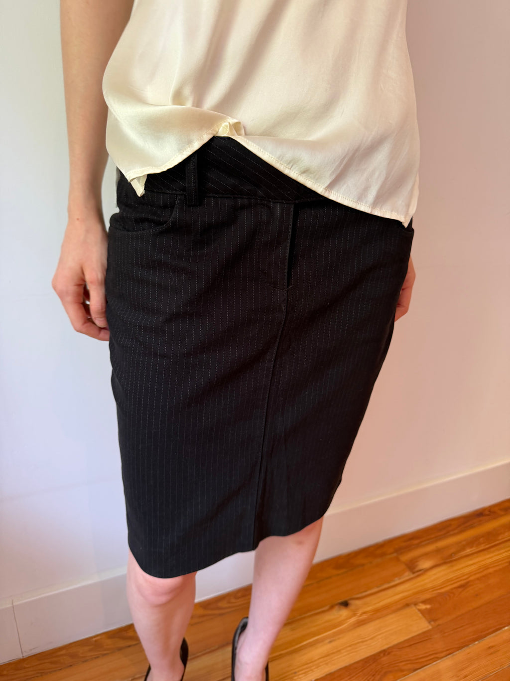 Jeans Paul Gaultier Pinstripe Skirt