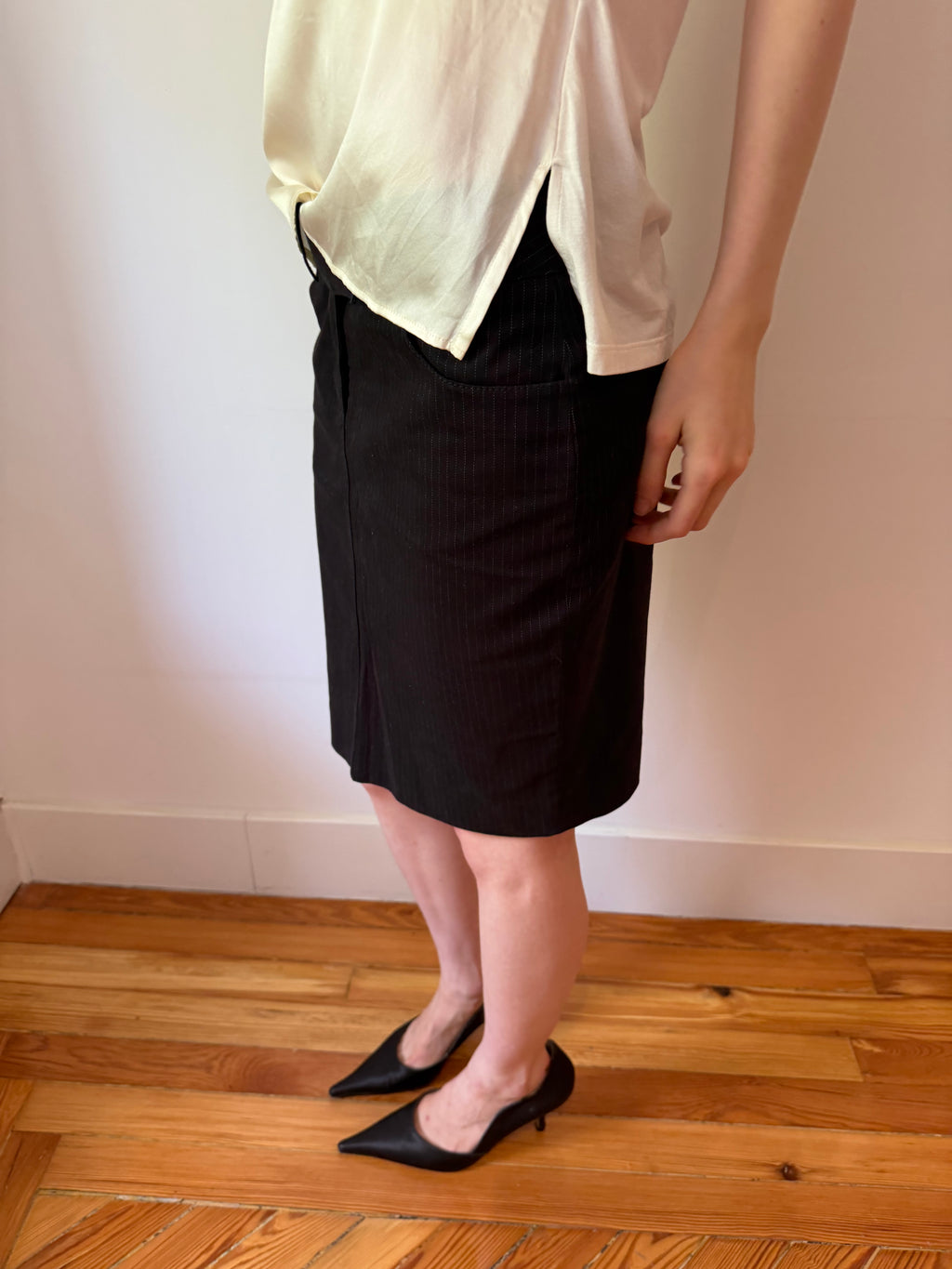 Jeans Paul Gaultier Pinstripe Skirt