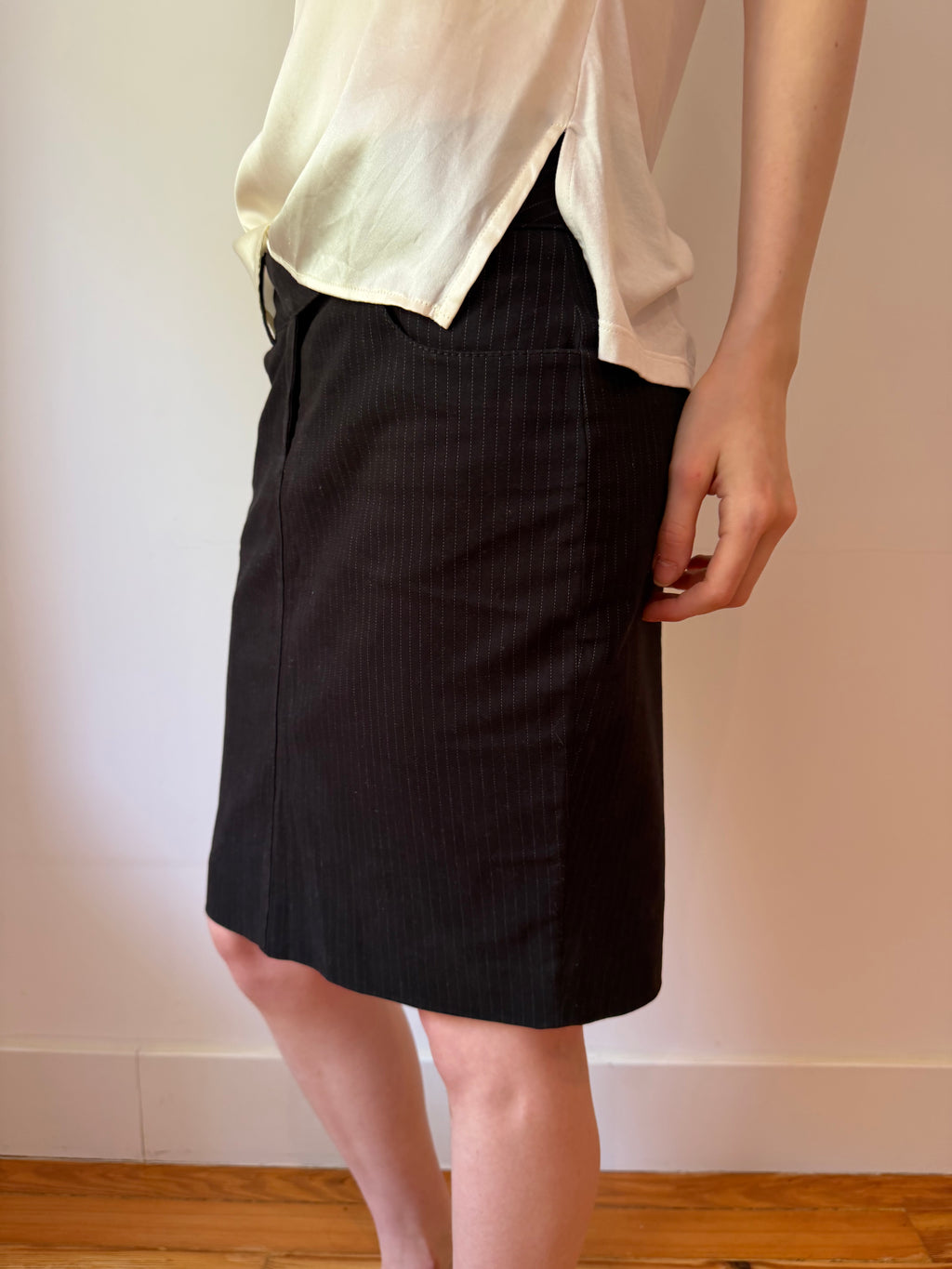 Jeans Paul Gaultier Pinstripe Skirt