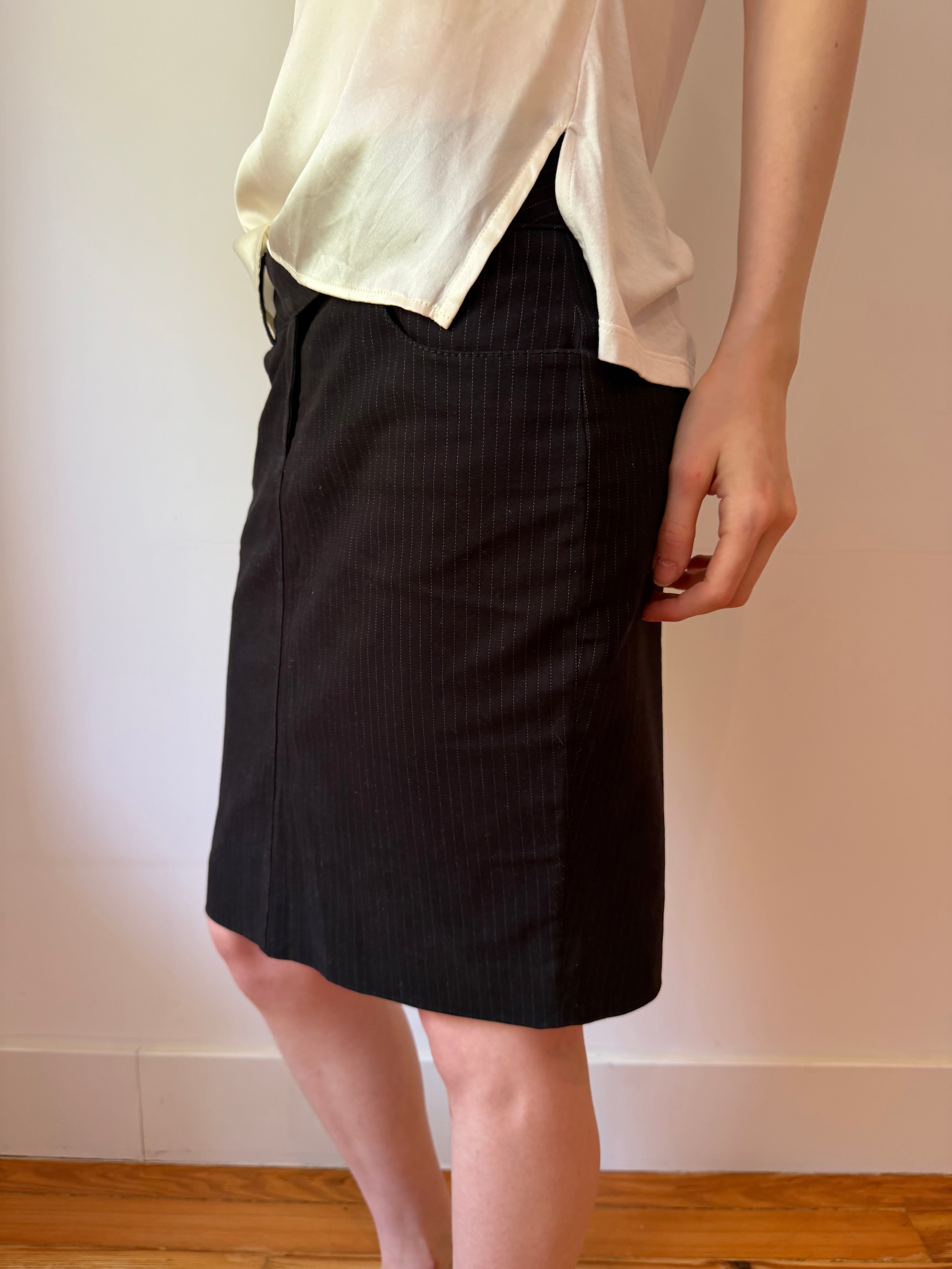 Jeans Paul Gaultier Pinstripe Skirt