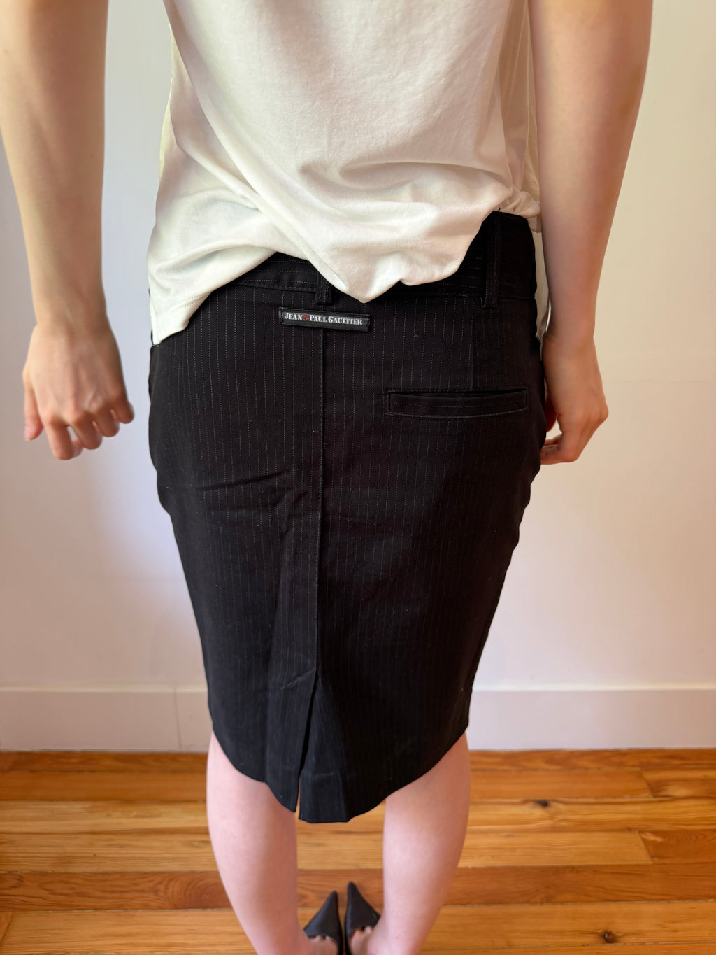 Jeans Paul Gaultier Pinstripe Skirt