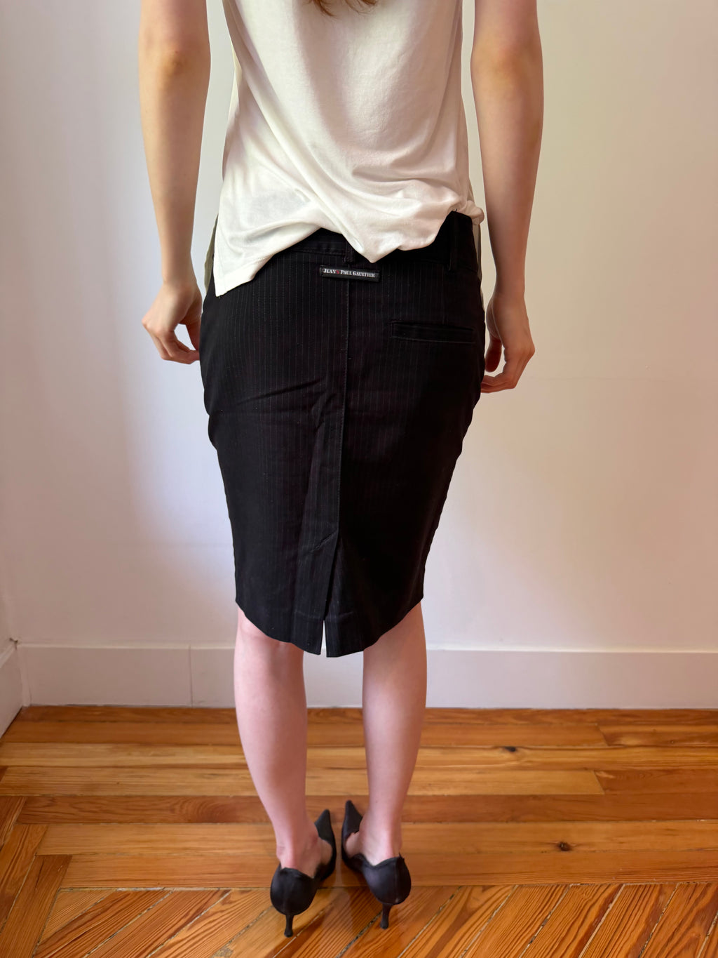 Jeans Paul Gaultier Pinstripe Skirt