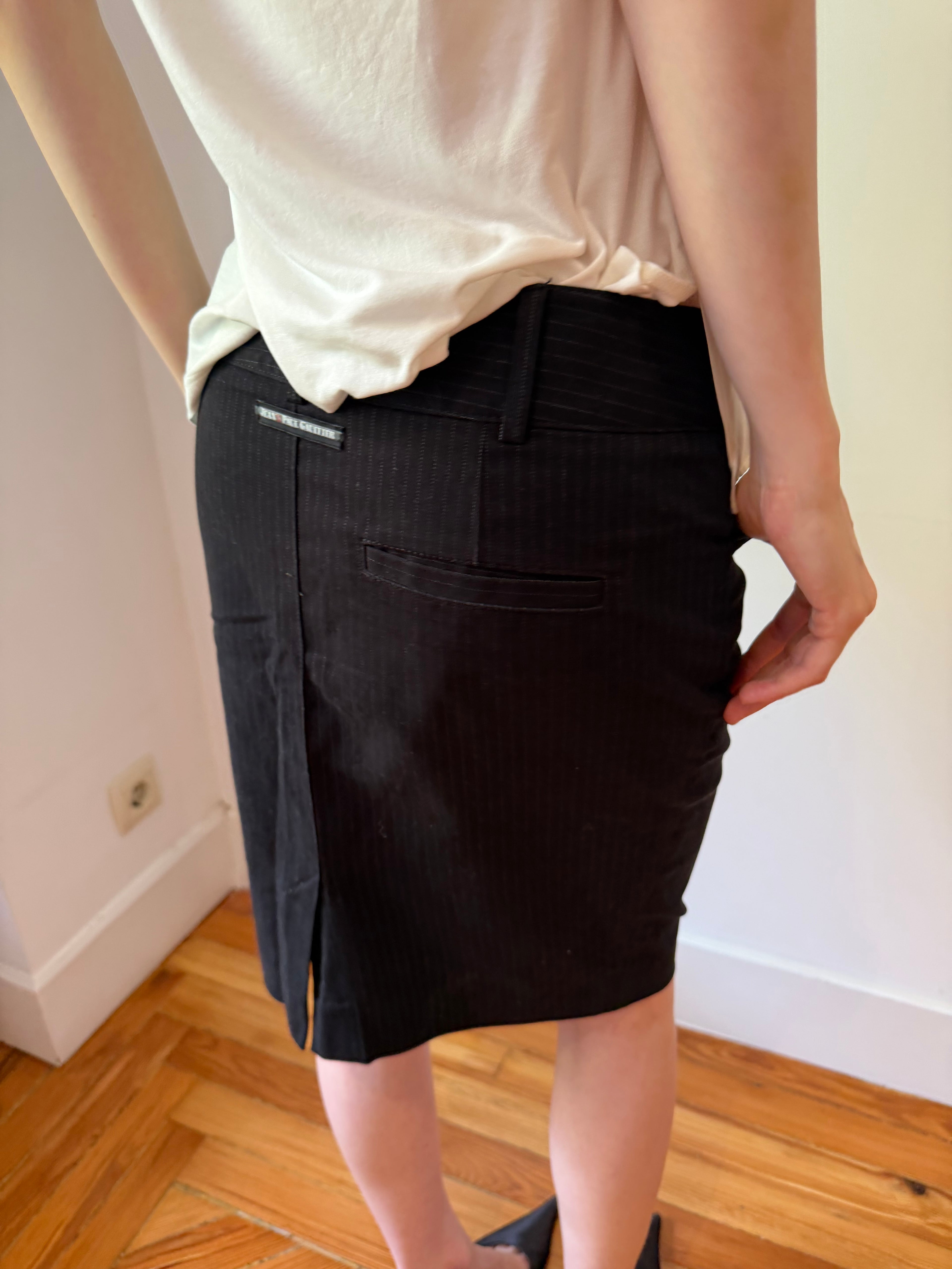 Jeans Paul Gaultier Pinstripe Skirt