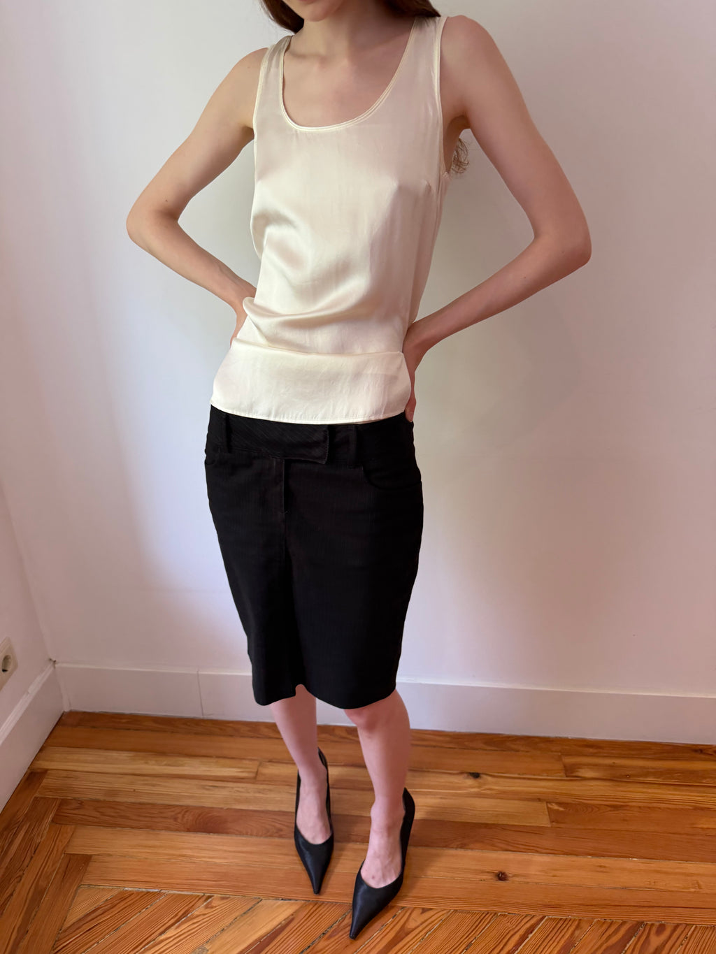 Jeans Paul Gaultier Pinstripe Skirt