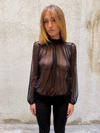 Patrizia Pepe Sheer Mesh Bodysuit