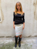 Alain Manoukian Studded Midi Skirt
