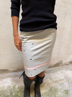 Alain Manoukian Studded Midi Skirt