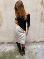 Alain Manoukian Studded Midi Skirt