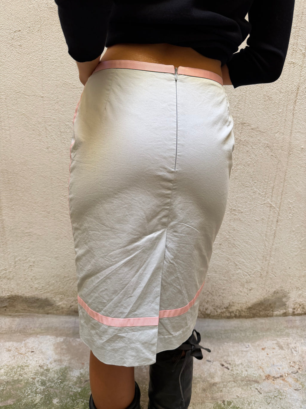 Alain Manoukian Studded Midi Skirt