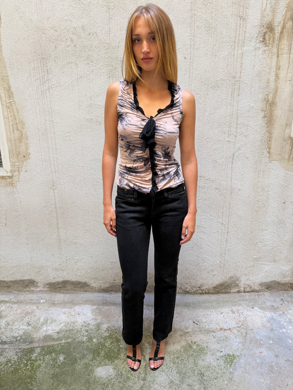 Notify Black Straight Leg Jeans