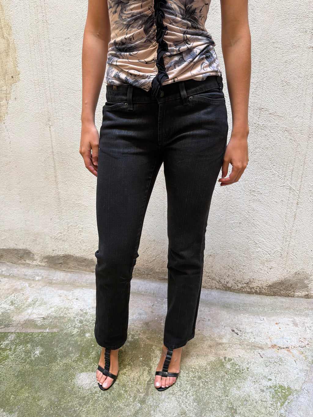 Notify Black Straight Leg Jeans