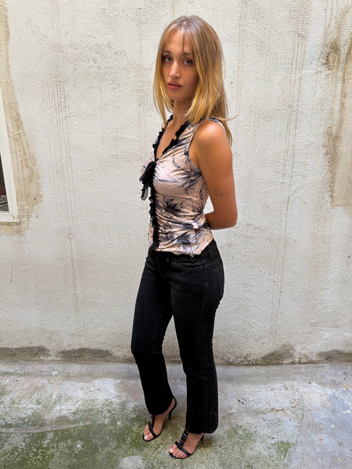 Notify Black Straight Leg Jeans