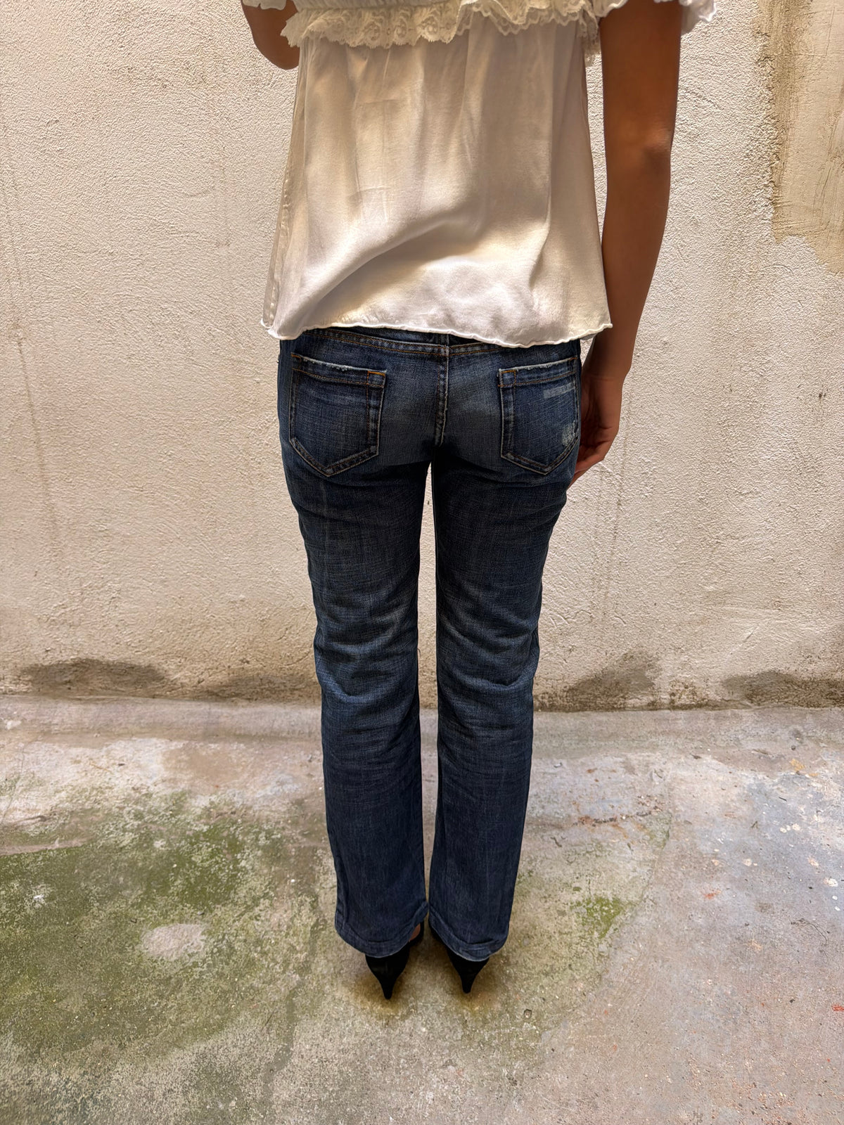 Prada Dark Navy Straight Leg Jeans