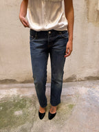 Prada Dark Navy Straight Leg Jeans