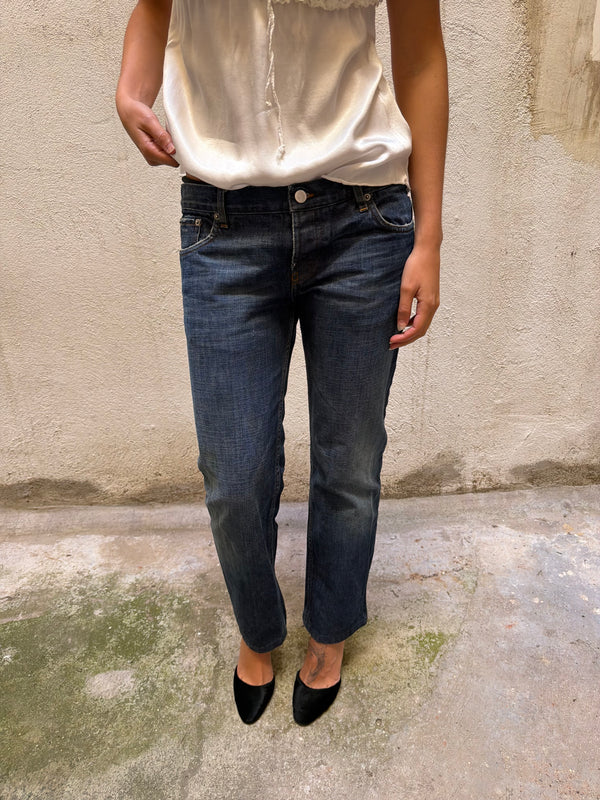 Prada Dark Navy Straight Leg Jeans