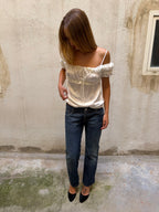 Prada Dark Navy Straight Leg Jeans