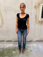 Iceberg Dark Navy Straight Leg Jeans