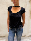 Patrizia Pepe Neck Tie Top