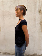 Patrizia Pepe Neck Tie Top