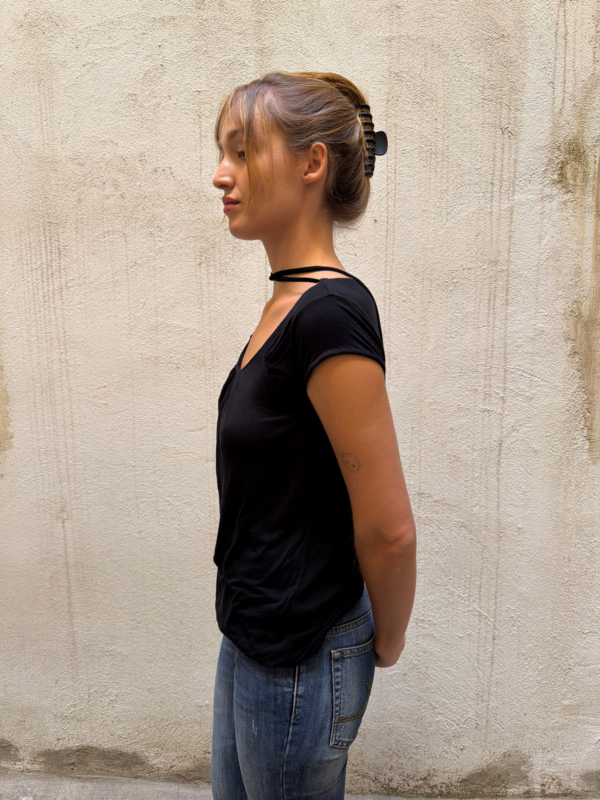 Patrizia Pepe Neck Tie Top