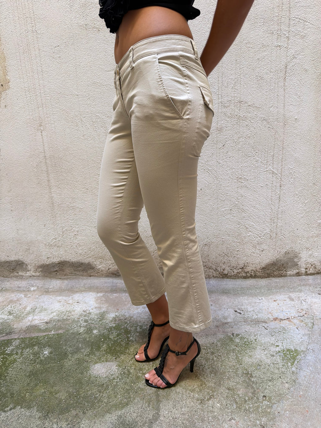 Prada Beige Capri Trousers