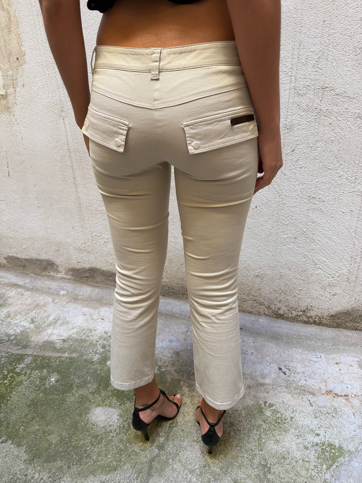 Prada Beige Capri Trousers