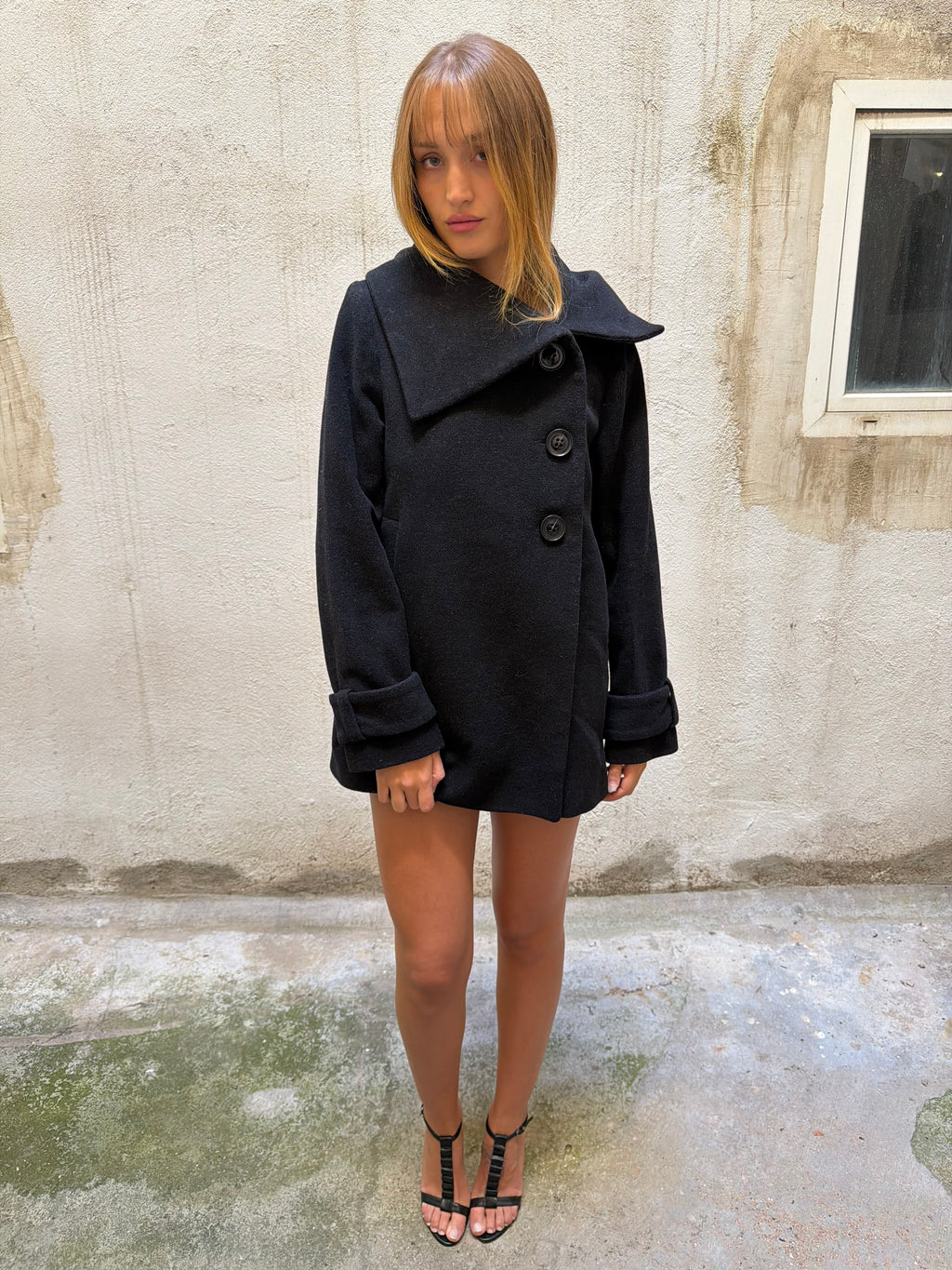 Cop Copine Wool Peacoat