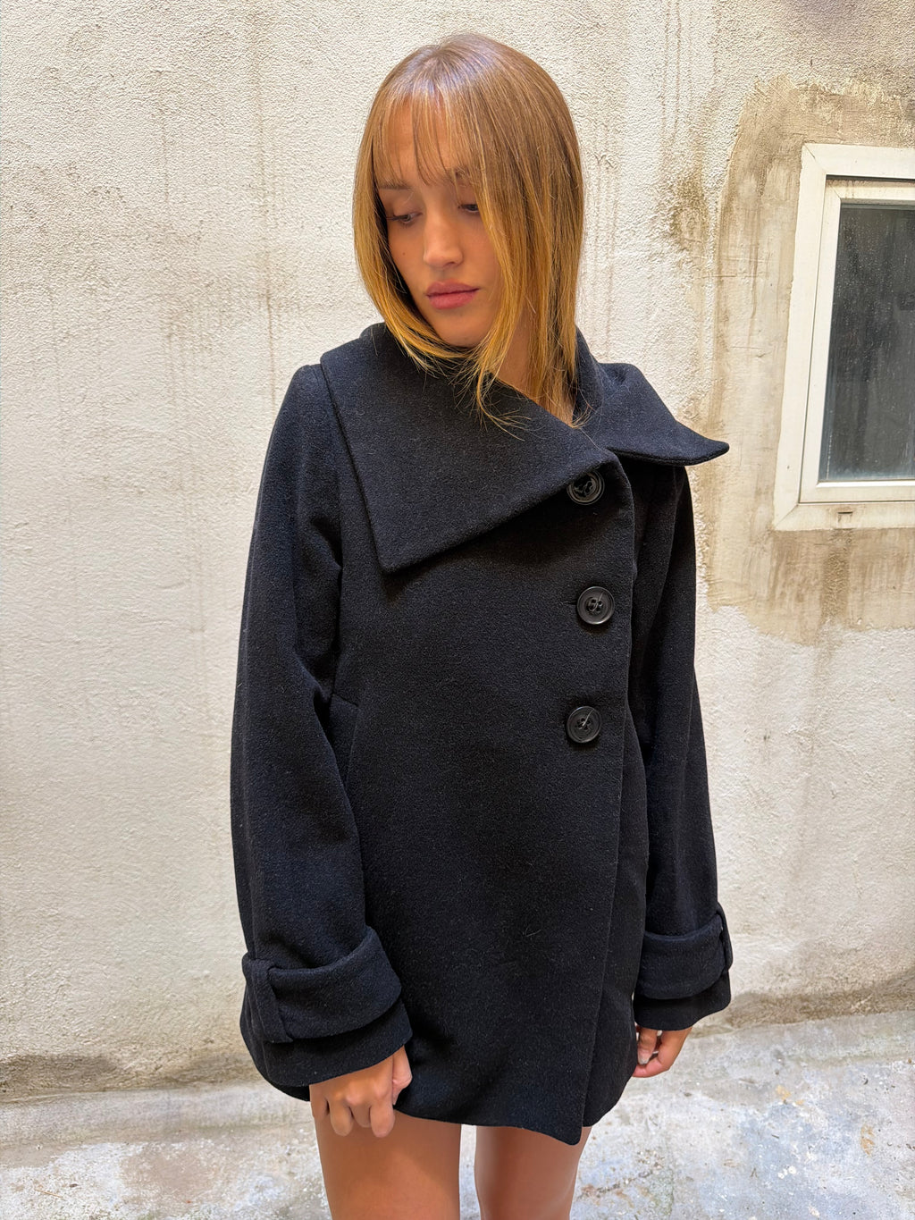 Cop Copine Wool Peacoat