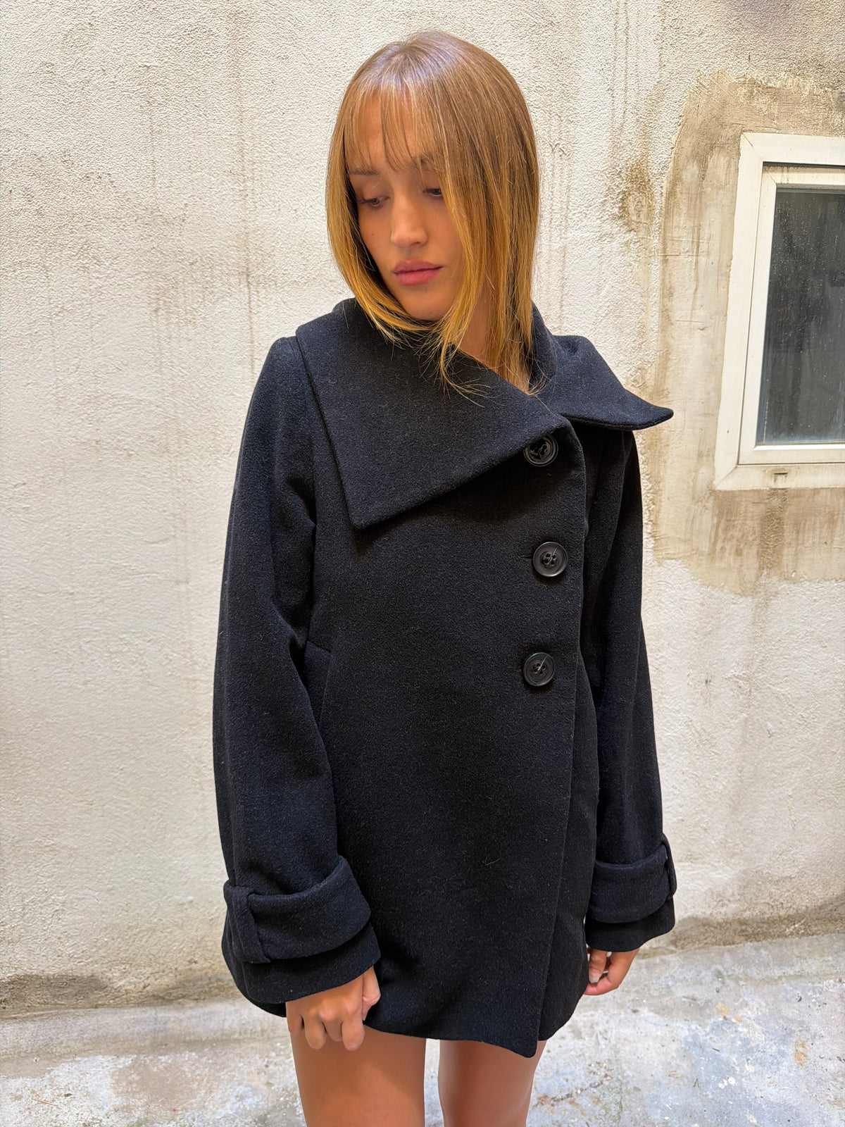 Cop Copine Wool Peacoat