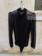 Patrizia Pepe Sheer Mesh Bodysuit