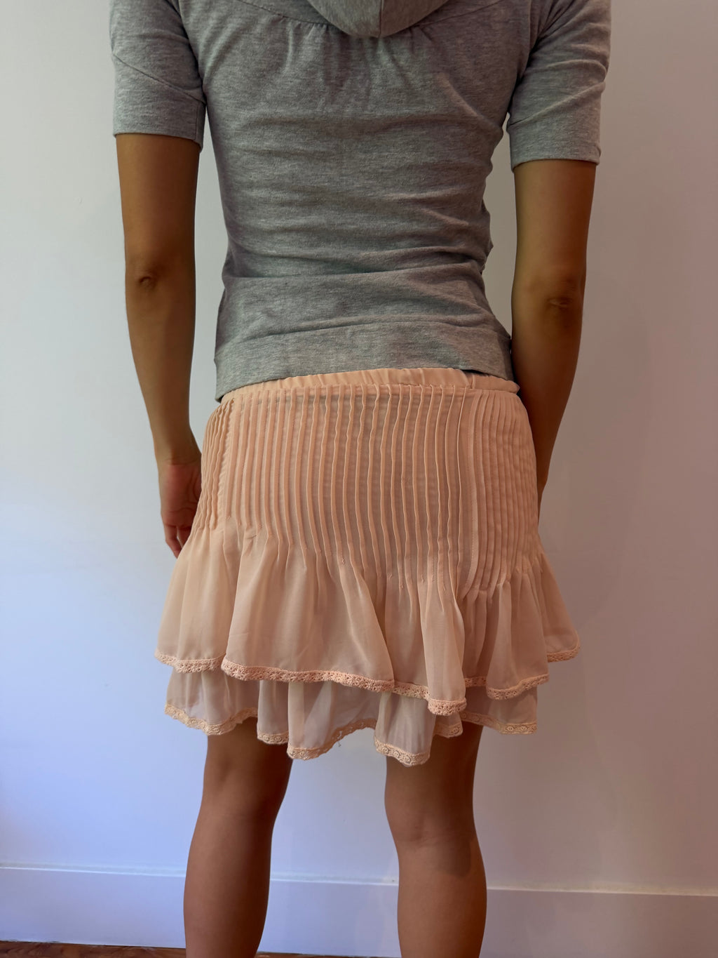 Ruched Midi Skirt