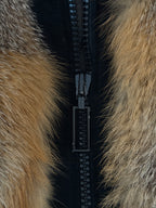 Vintage Fox Fur Zip Jacket
