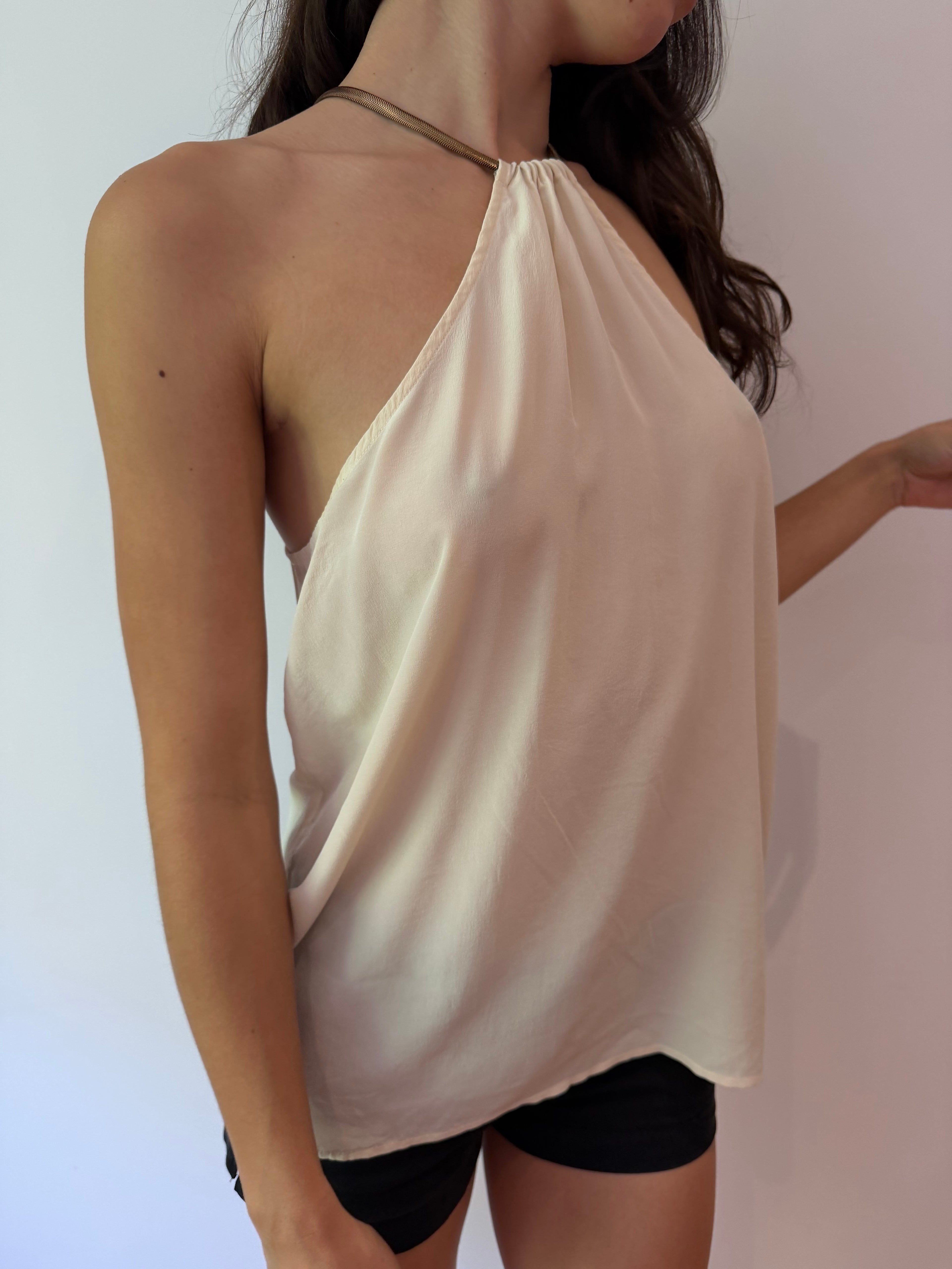 Silk Halterneck Top