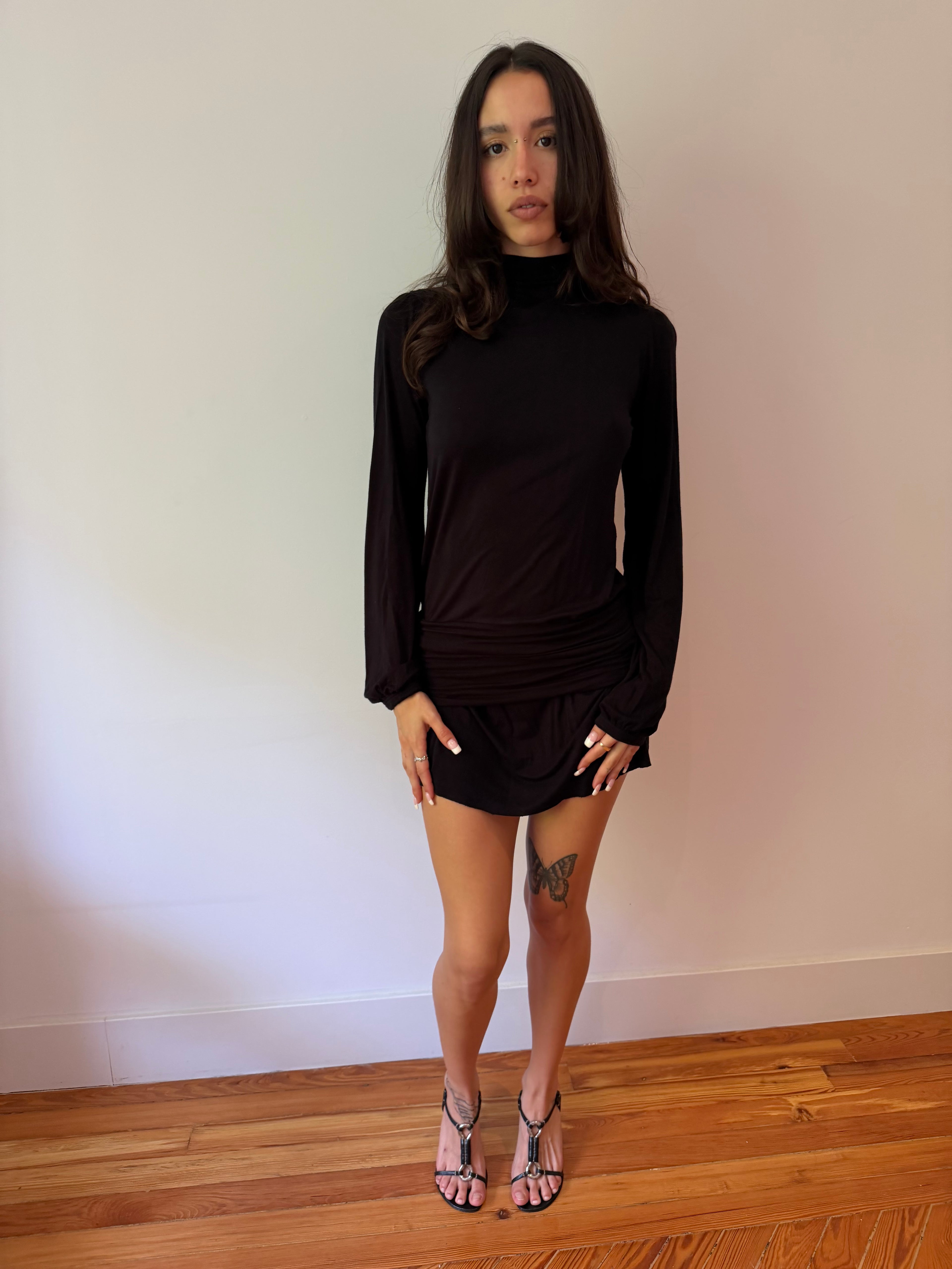 Open Back Mini Dress