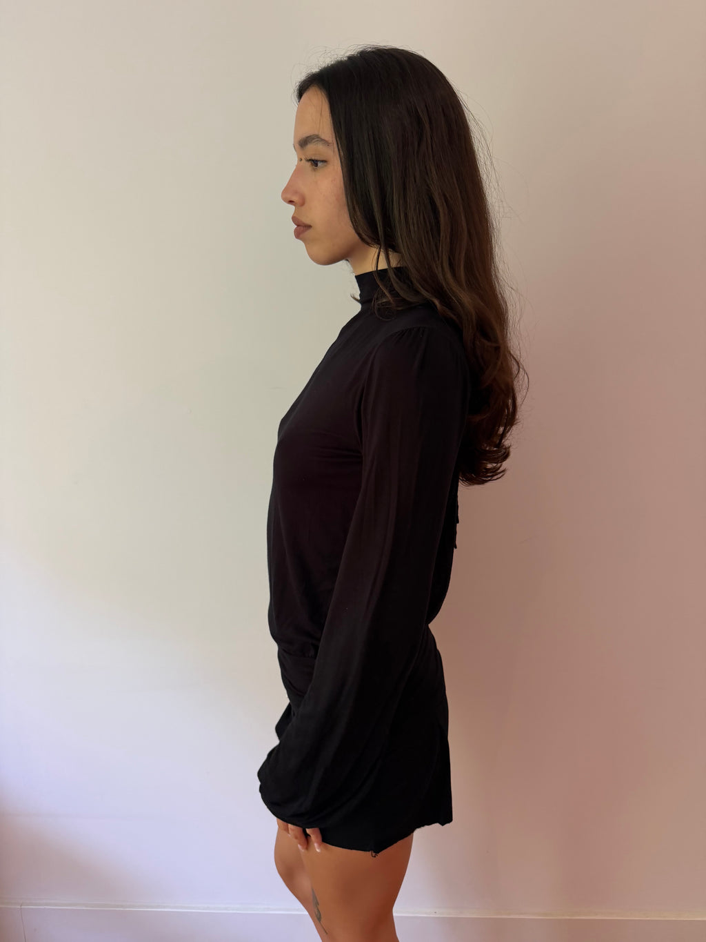 Open Back Mini Dress