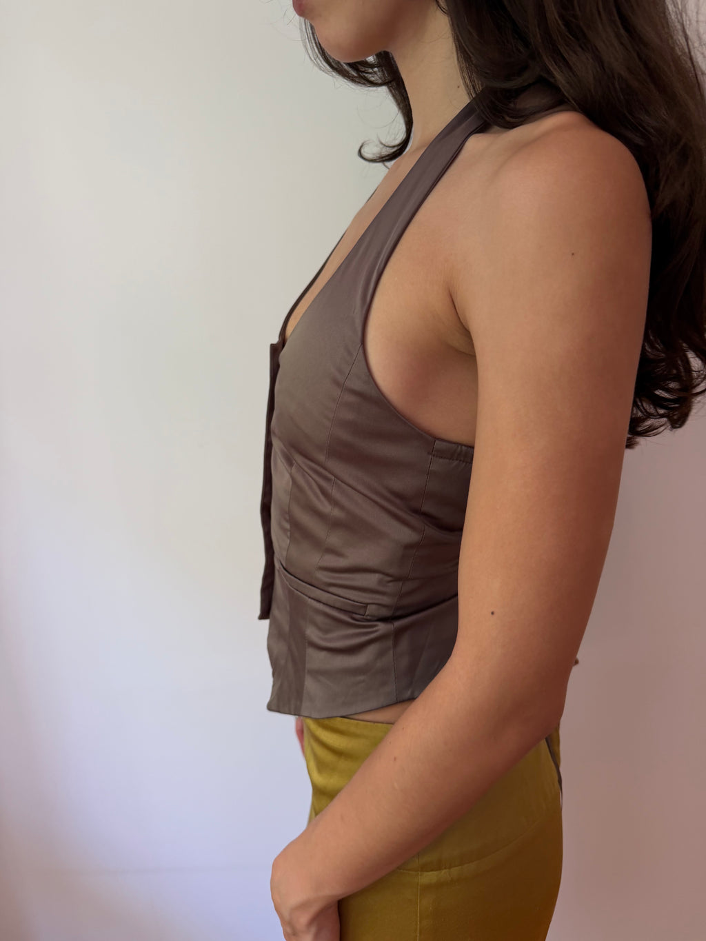 Satin Halter Top