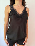 Vintage Satin Lace Tank