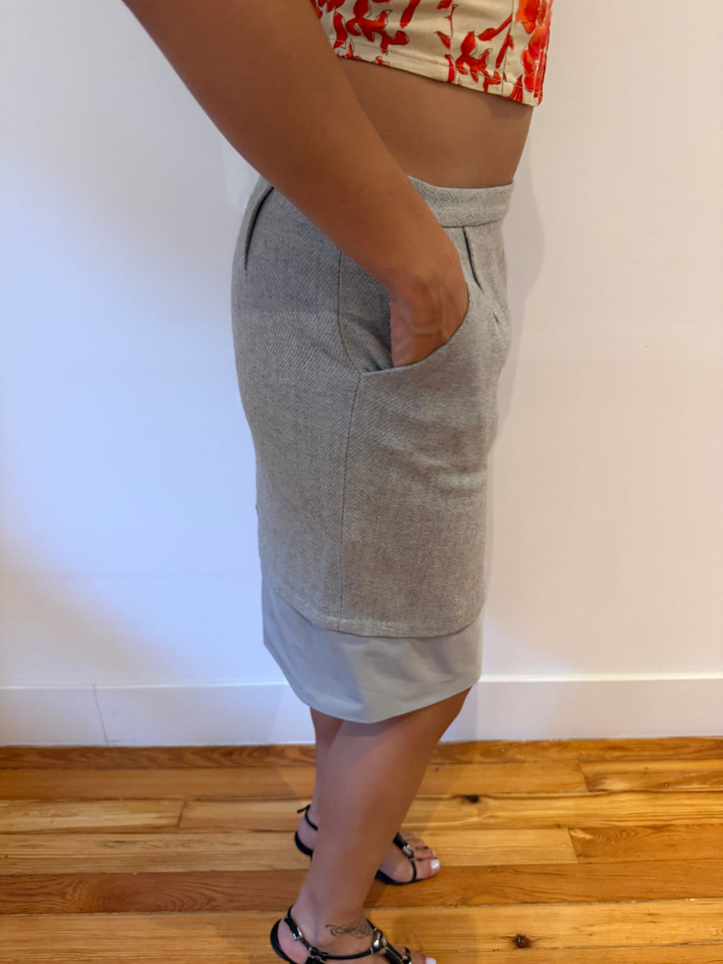 BCBG Max Azria Wool Skirt