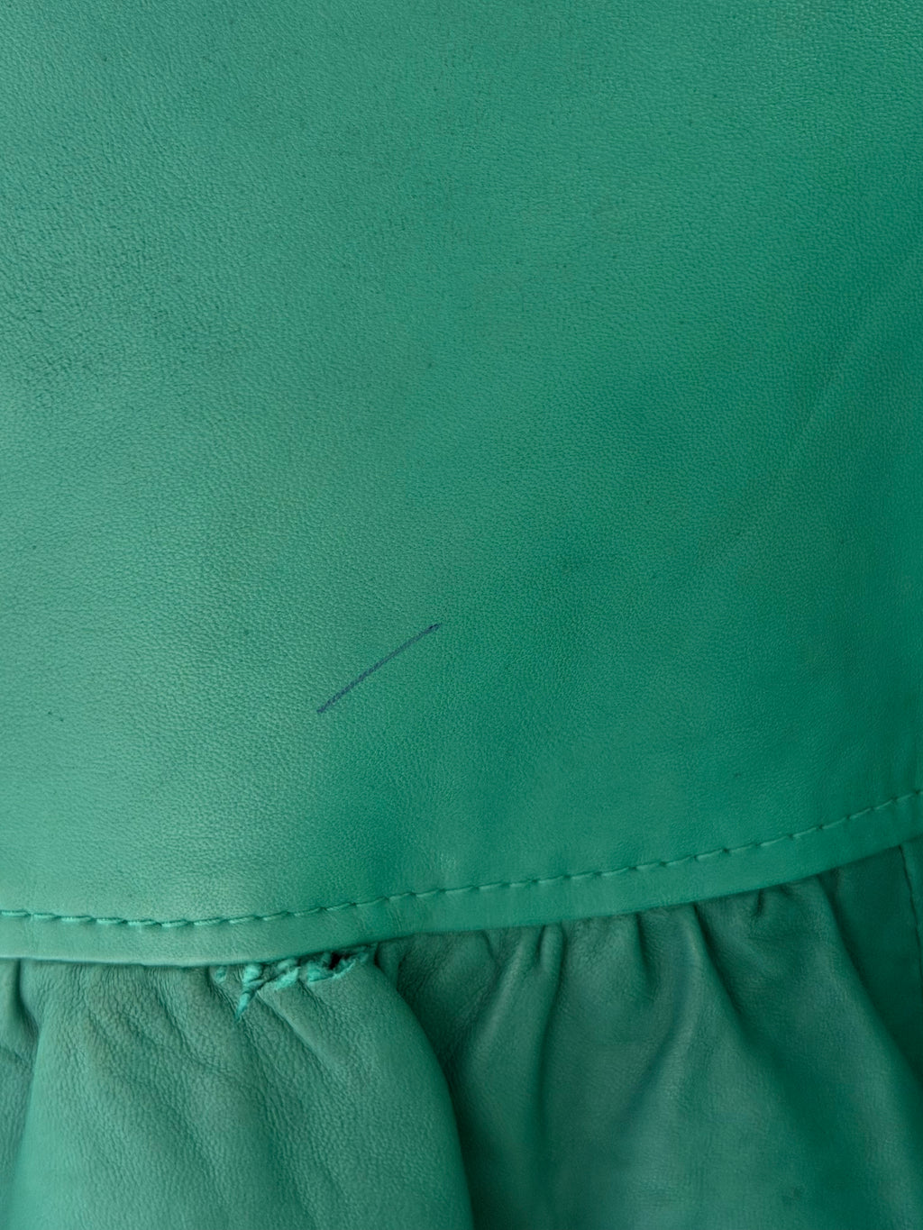 Pinko Leather Skirt