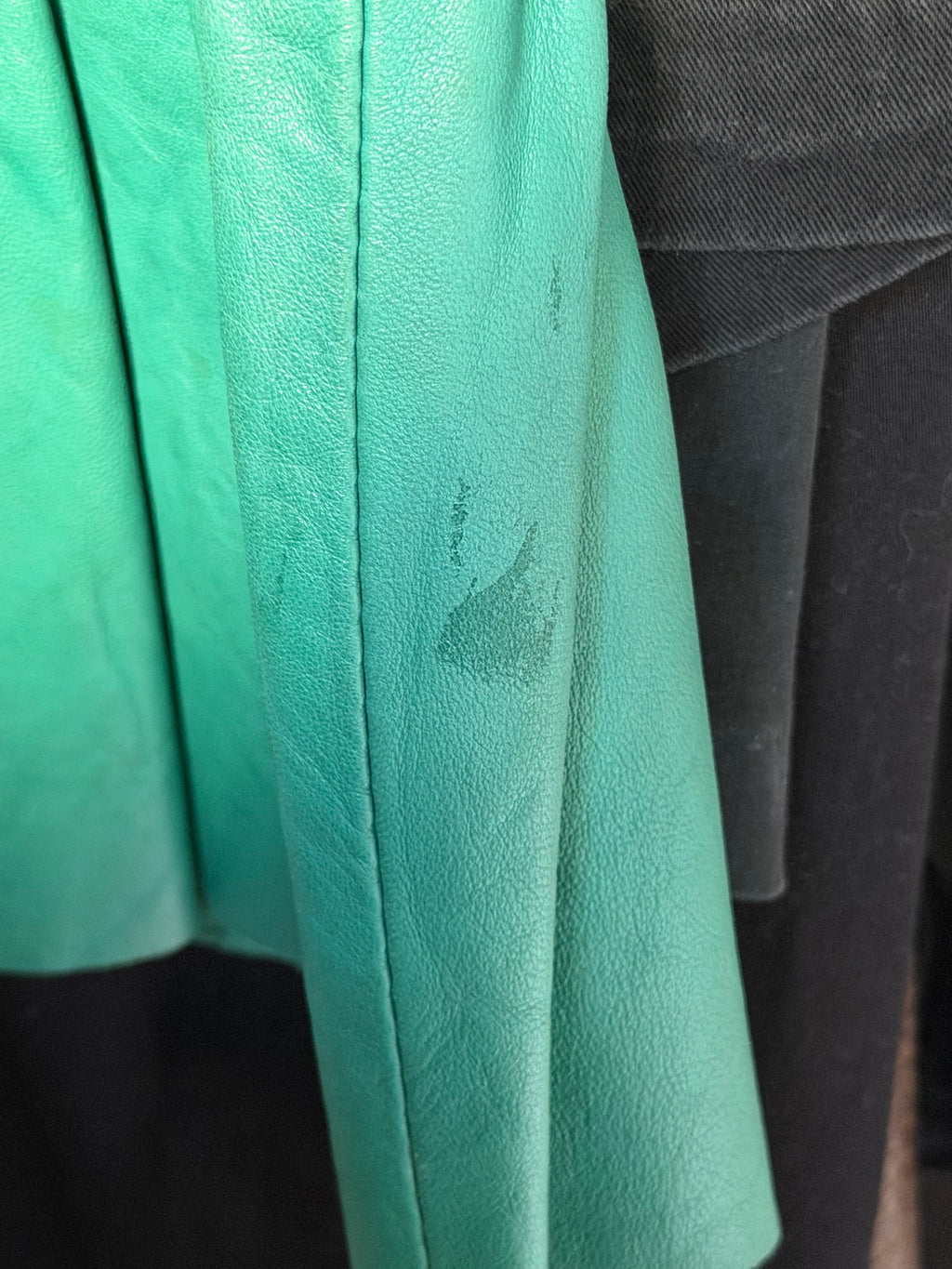 Pinko Leather Skirt