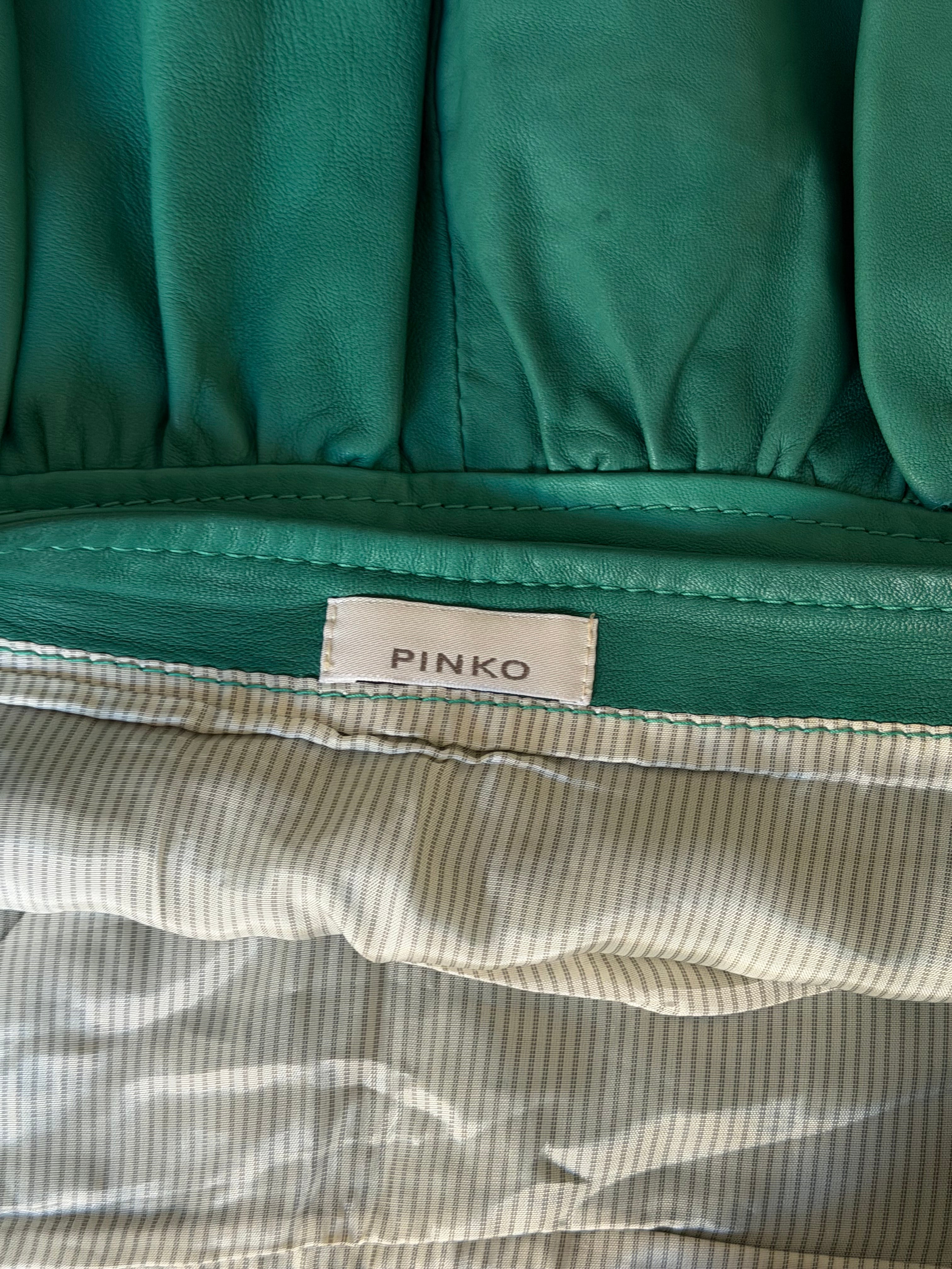 Pinko Leather Skirt