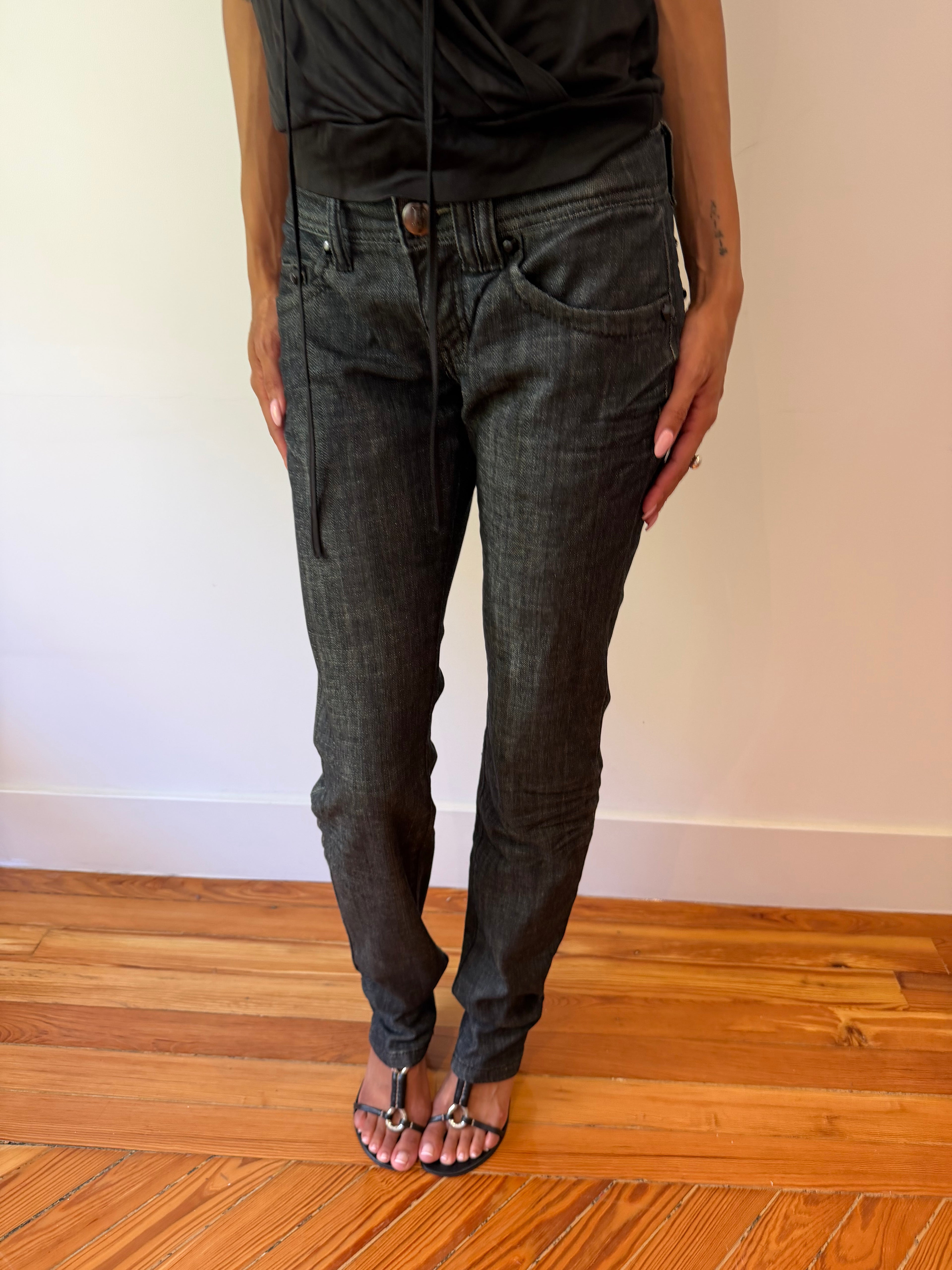 Vintage Grey Wash Denim