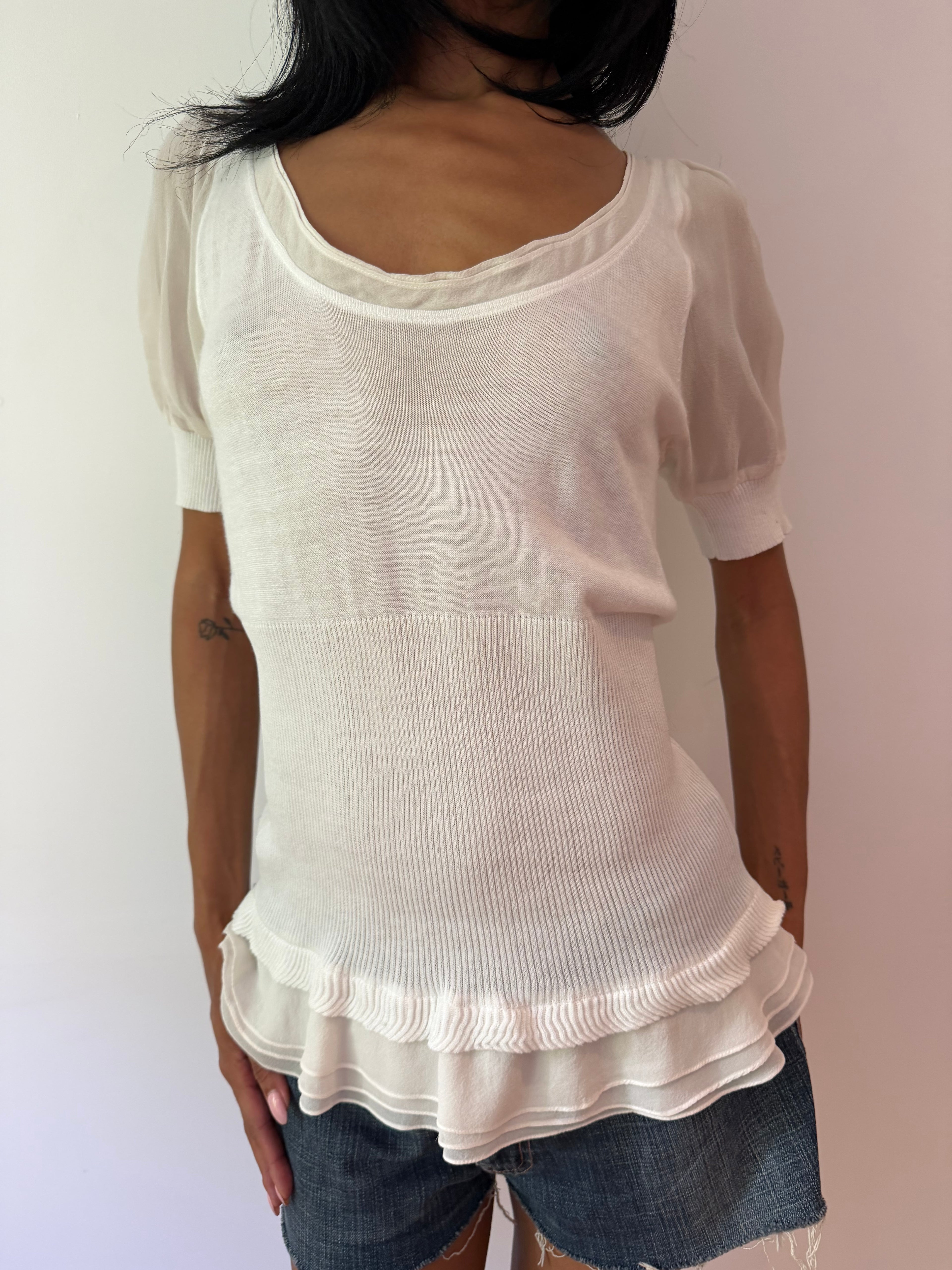 Max Mara Sheer Top