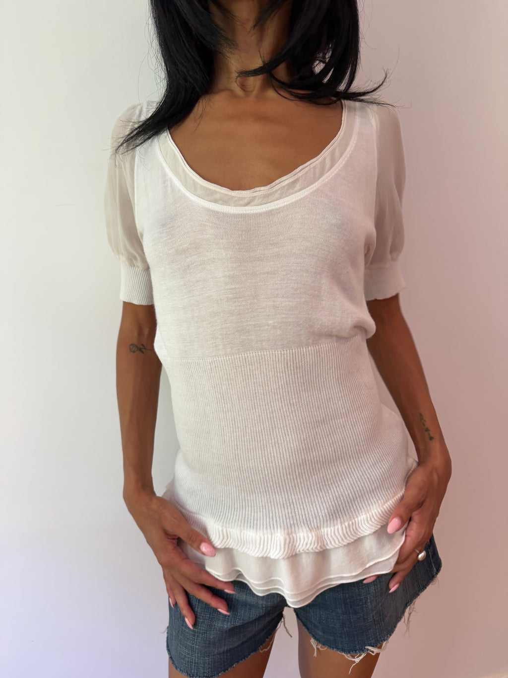 Max Mara Sheer Top