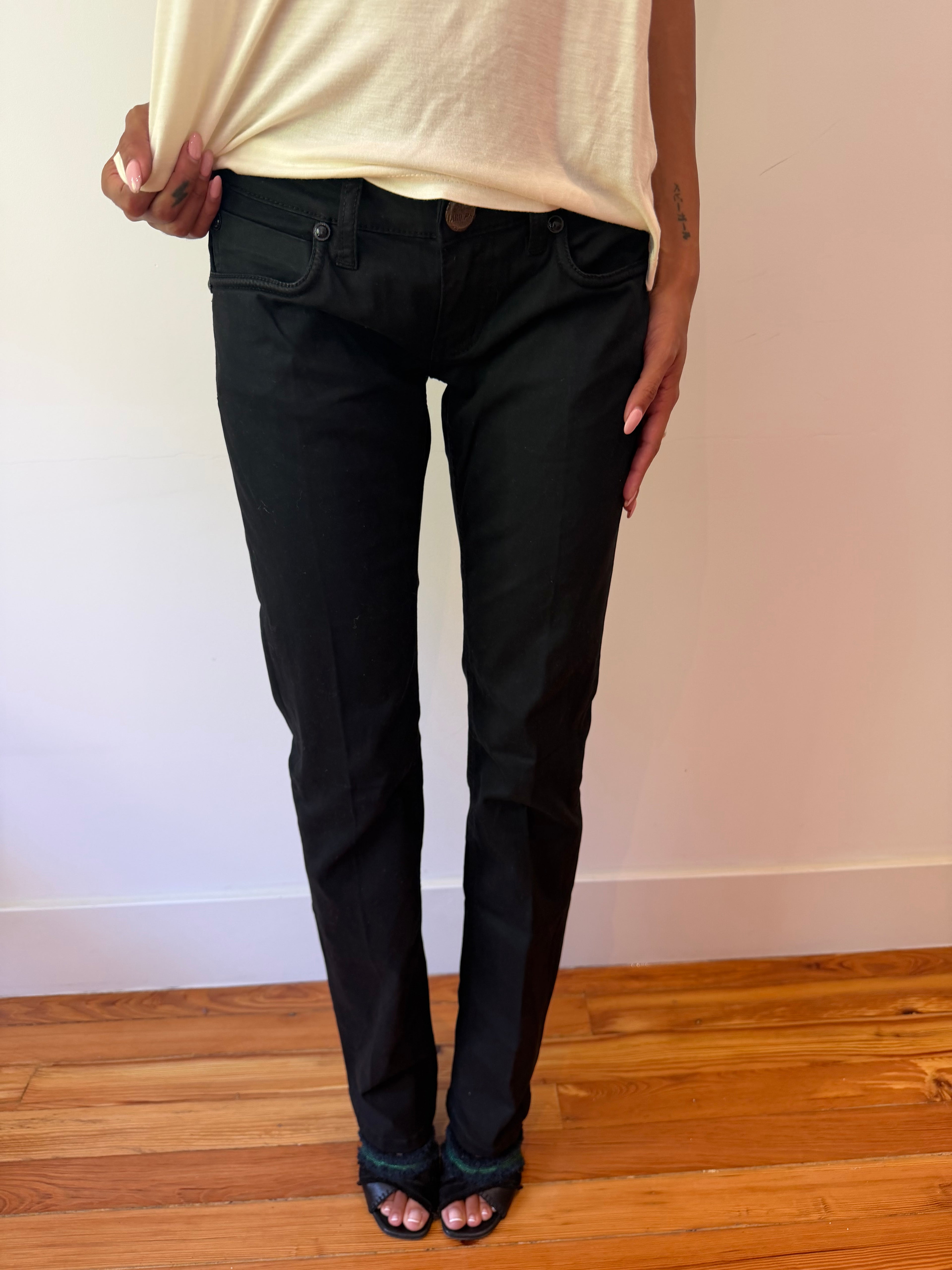 Vintage Black Wash Denim