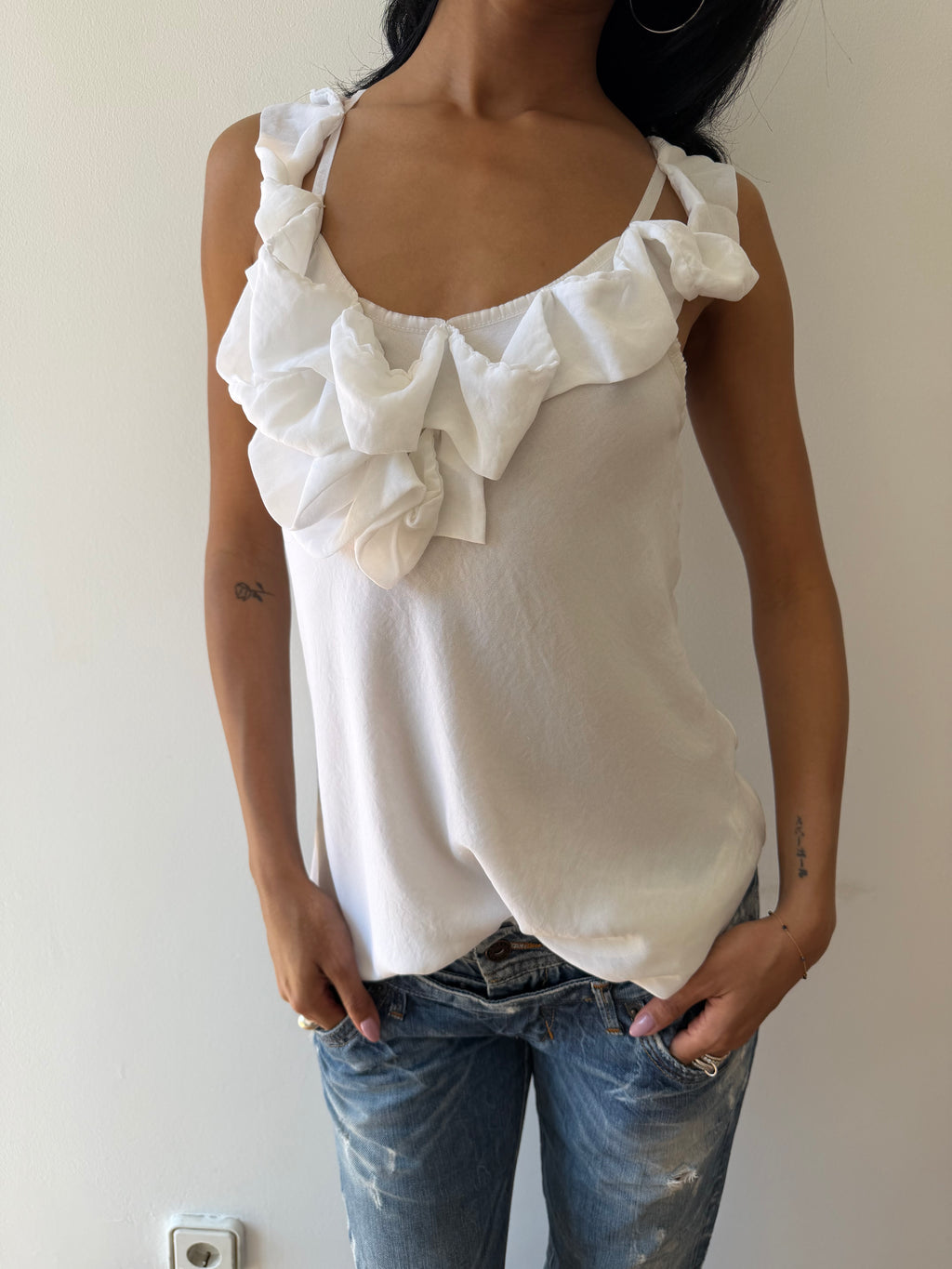 Cop Copine Ruffled Cami Top